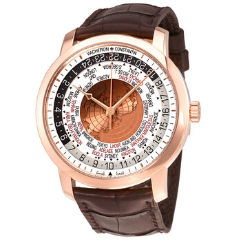 Vacheron Constantin Traditionnelle World Time 18kt Rose Gold Men's Watch 86060/000R-8985