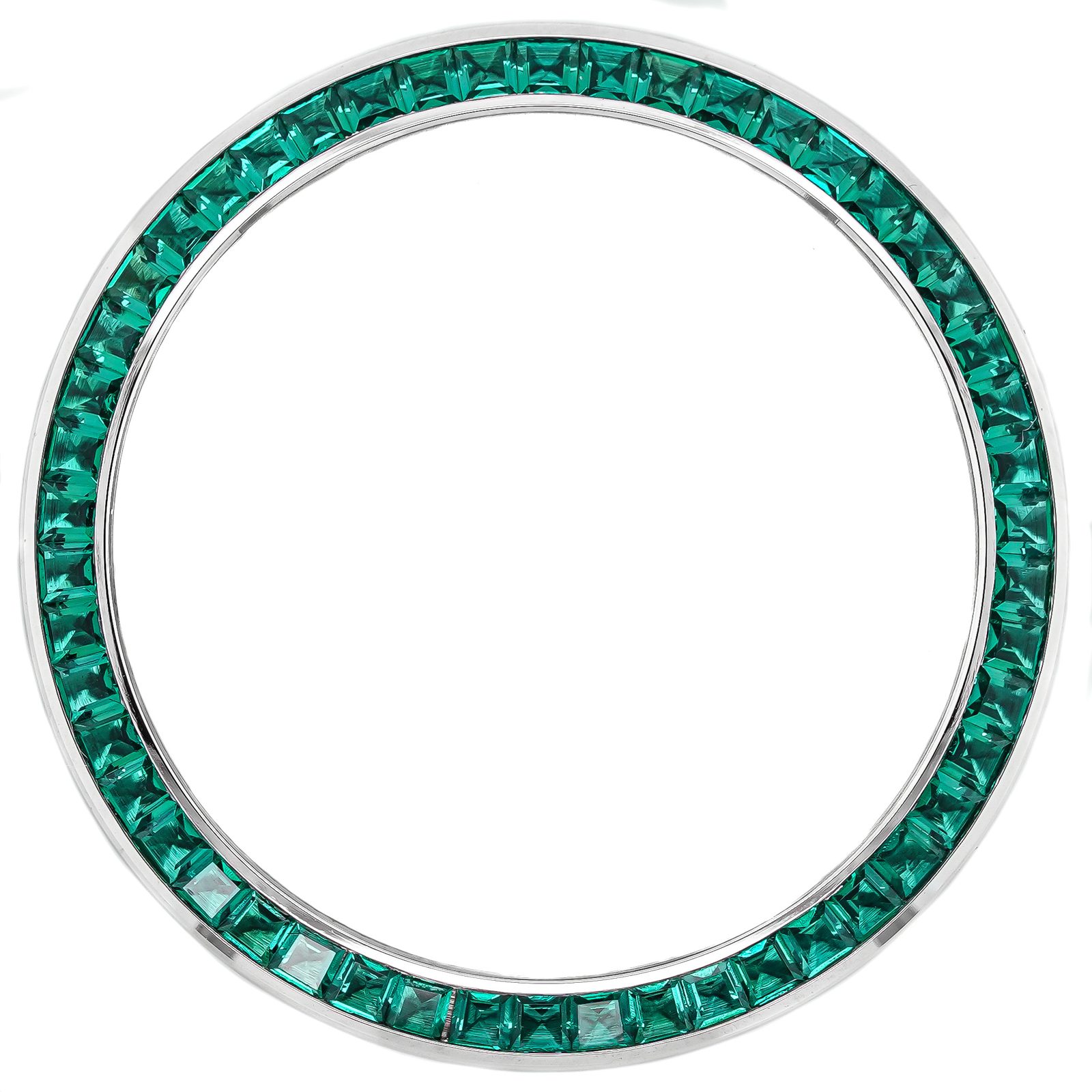 WG DD40 EMERALD BEZEL AND DIAMOND PAVE 2