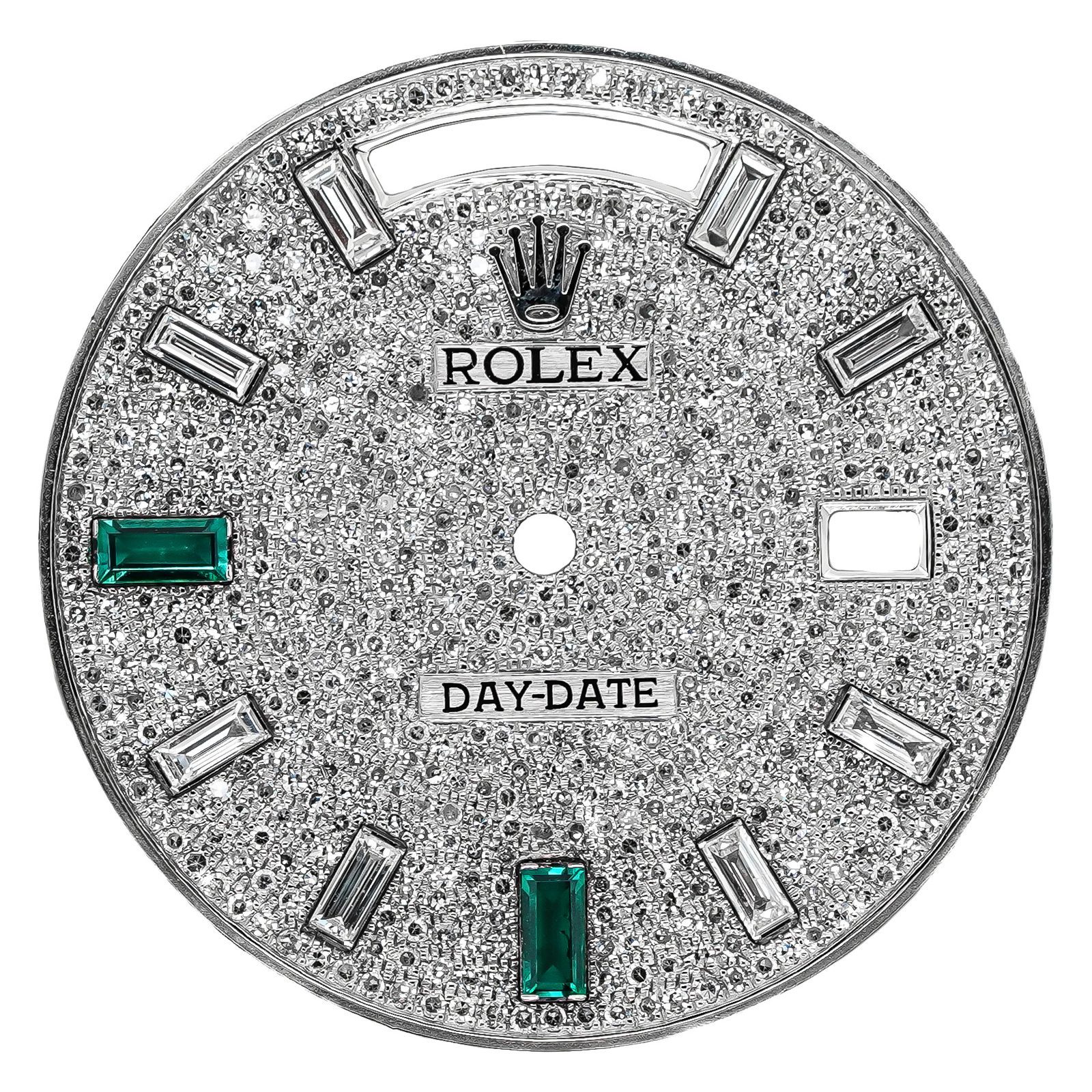 WG DD40 EMERALD BEZEL AND DIAMOND PAVE 3