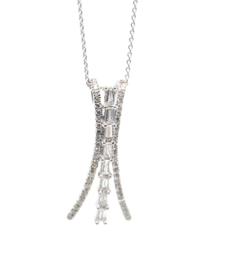 White Gold Diamond Necklace