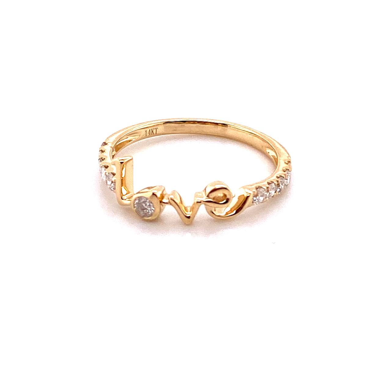 Yellow Love Ring